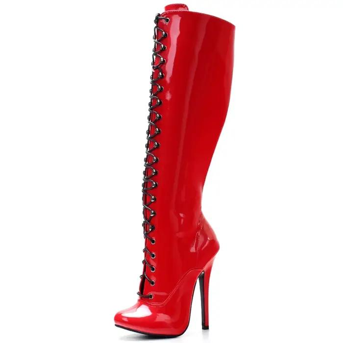 Bottes hautes pour femmes à talon de 14 cm