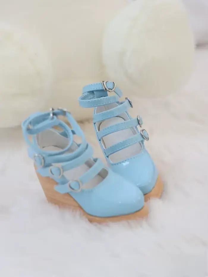 Chaussures de poupée BJD pour poupée 1/3 1/4, noires, roses, bleues, blanches, à talons hauts, accessoires pour poupée, chaussures de jouet, cadeau