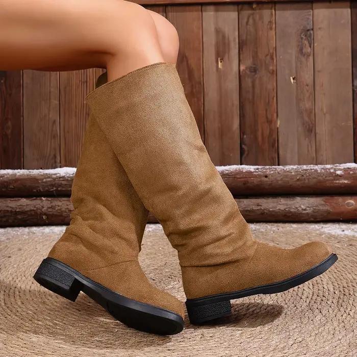 Bottines en velours pour femmes