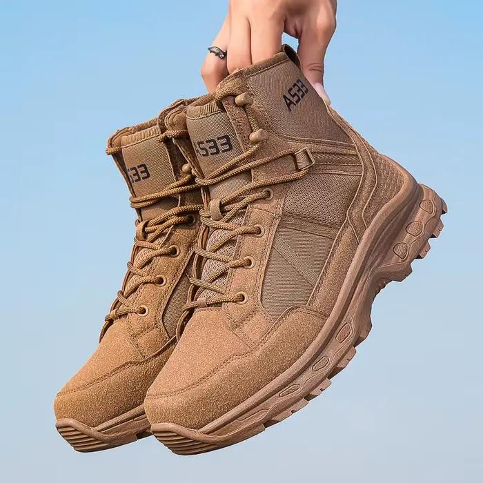 Bottes tactiques militaires pour hommes