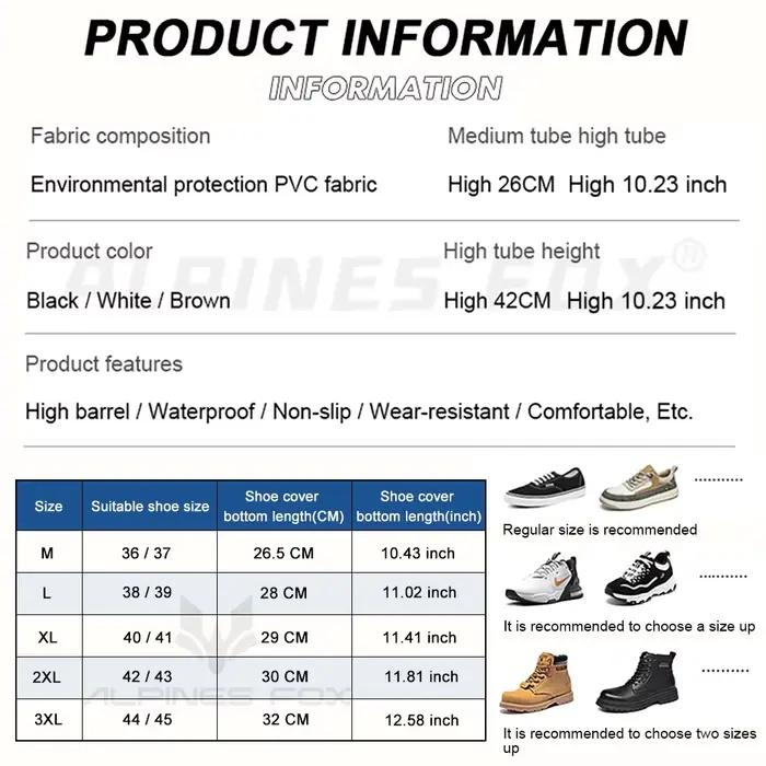 Bottes de pluie à Tube haut pour moto, imperméables, réfléchissantes, antidérapantes, accessoires de Protection réutilisables pour moto, cyclisme