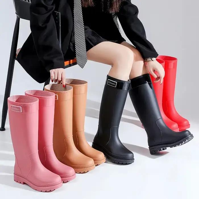 Bottes de pluie pour femmes en PVC