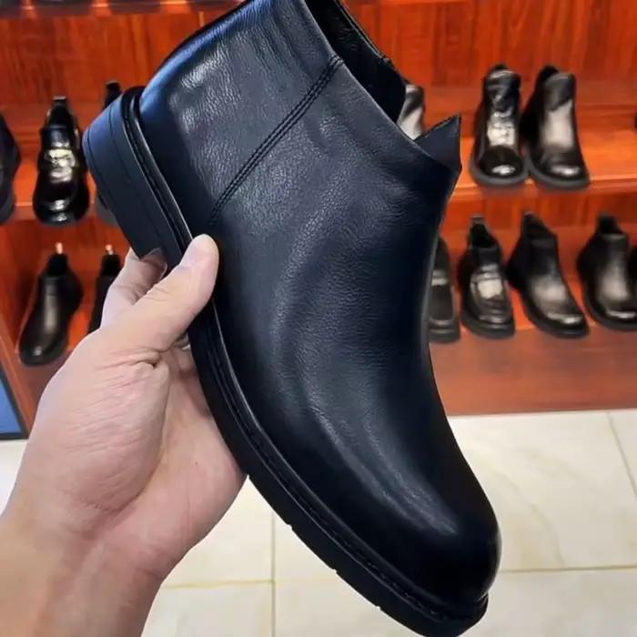 2025 automne début hiver chaussures hommes Chelsea bottes plat marque