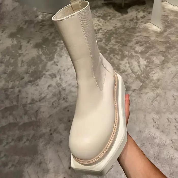 Bottes mi-mollet pour femmes