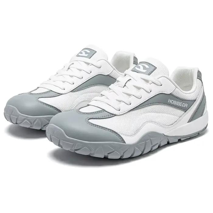 HOBIBEAR pieds nus chaussures de randonnée unisexe large largeur Trail course baskets zéro goutte en cuir artificiel rétro chaussures de marche