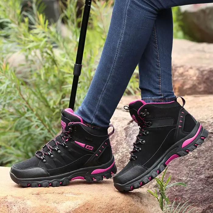 Femmes bottes bottes de randonnée imperméables pour femmes chaussures de travail de sécurité pour femmes bottines antidérapantes botas de trabajo para mujeres