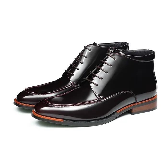 Bottes en cuir pour hommes
