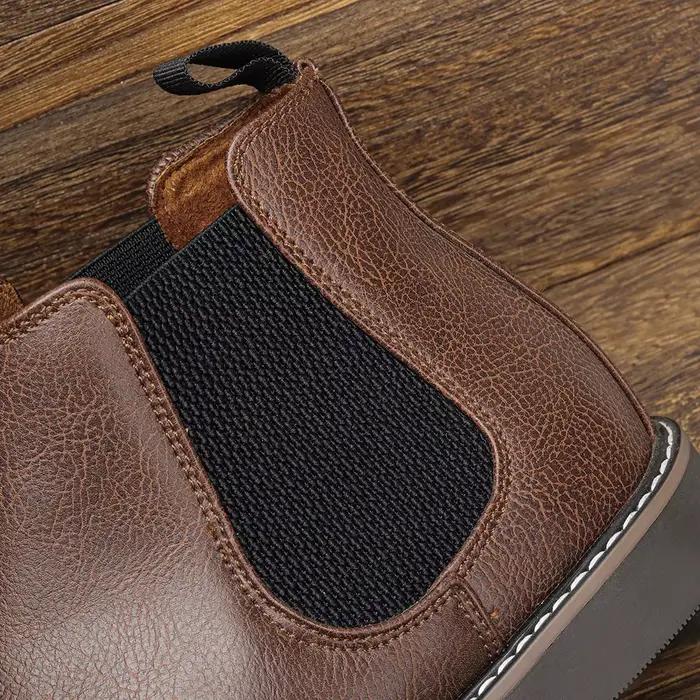 Bottes rétro confortables pour hommes, marque de mode, 2024, 40-46