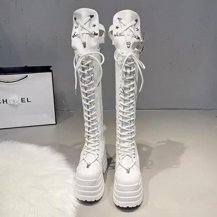 Bottes hautes à talons Super hauts