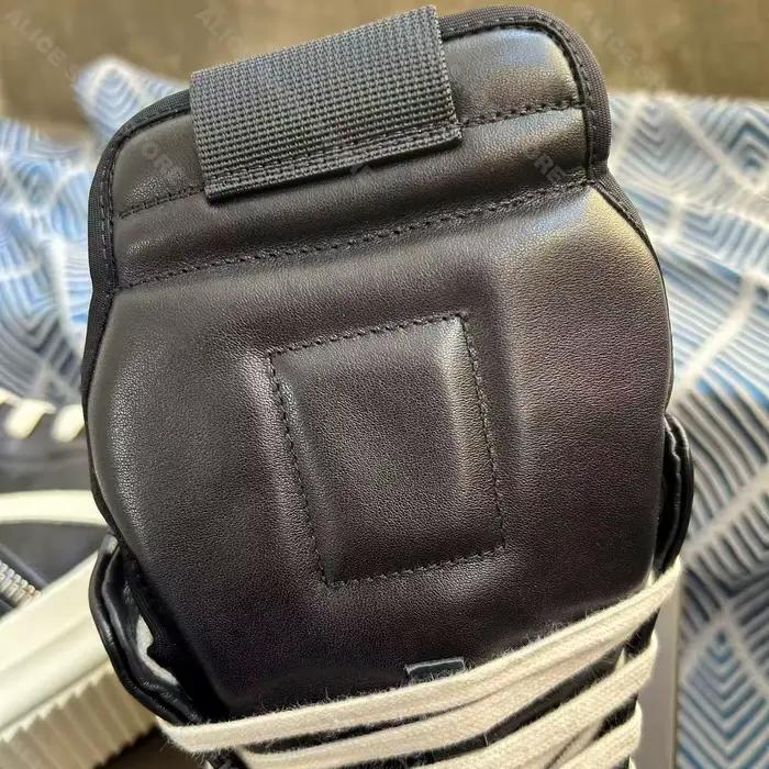 Nouveau Punk femmes bottine hommes Sneaker plate-forme de créateur à lacets et fermeture éclair chaussure noir gothique Geobasket luxe Rock chaussures plates