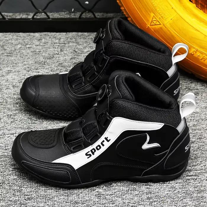 Bottes de moto pour hommes, quatre saisons, nouvelles, décontractées, montantes, de sécurité, chaussures de protection, bottes de cross-country, bottes de conduite en plein air