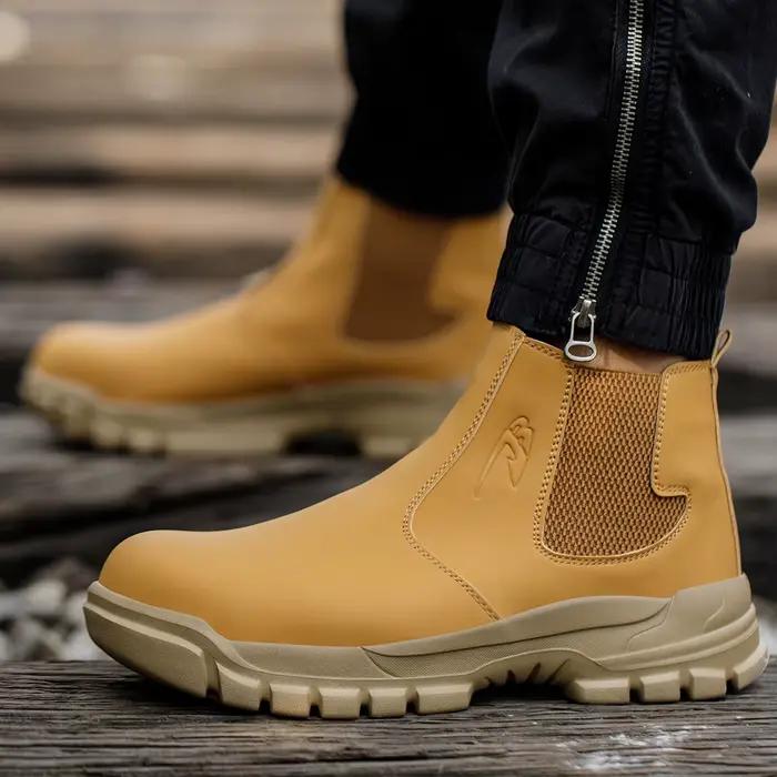 Bottes de travail de sécurité imperméables pour hommes
