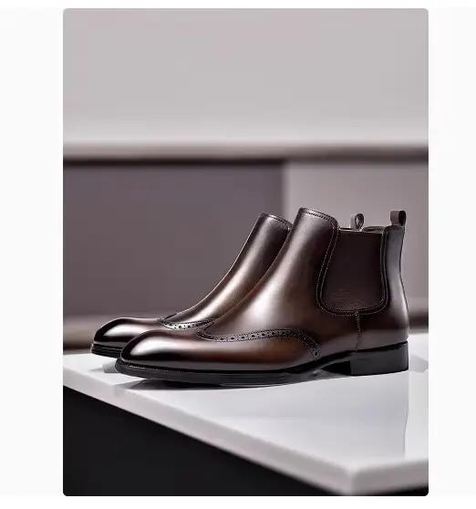 Bottes montantes pour hommes
