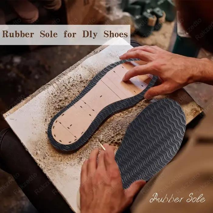 Semelles complètes en caoutchouc pour réparation de chaussures