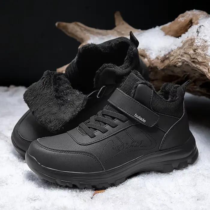 ELUVA bottes de neige imperméables pour hommes bottes d'hiver thermiques chaussures de randonnée légères antidérapantes bottes de travail en plein air pour temps froid