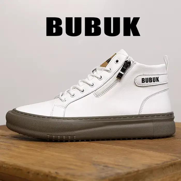 Bubuk Chaussures d'extérieur pour hommes, bottines mi-hautes tendance et confortables, adaptées à la randonnée et à l'alpinisme, chaussures pour hommes pour le style décontracté et le travail