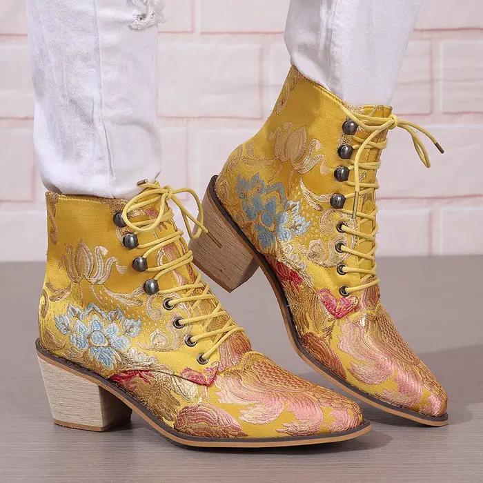 Bottines à bout pointu pour femmes