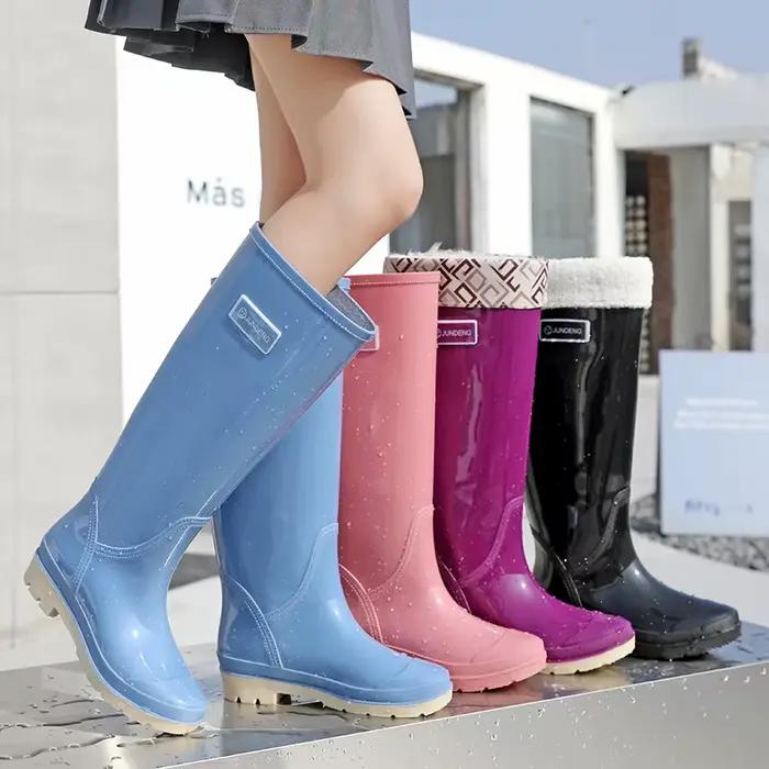 Bottes de pluie montantes pour femme 42 cm