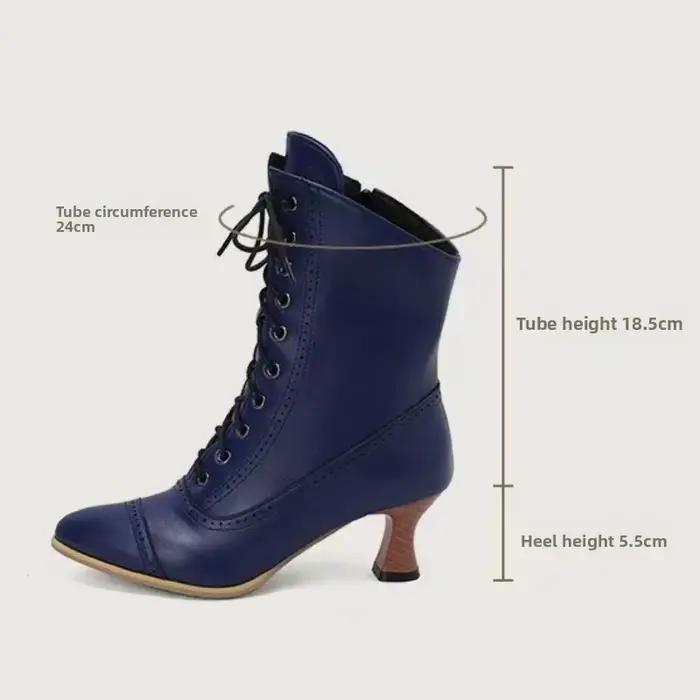 Chaussures élégantes à talons pour femmes, bottes mi-mollet à talons hauts et plateforme pour femmes, bottes Chelsea à bout pointu, chaussures pour femmes