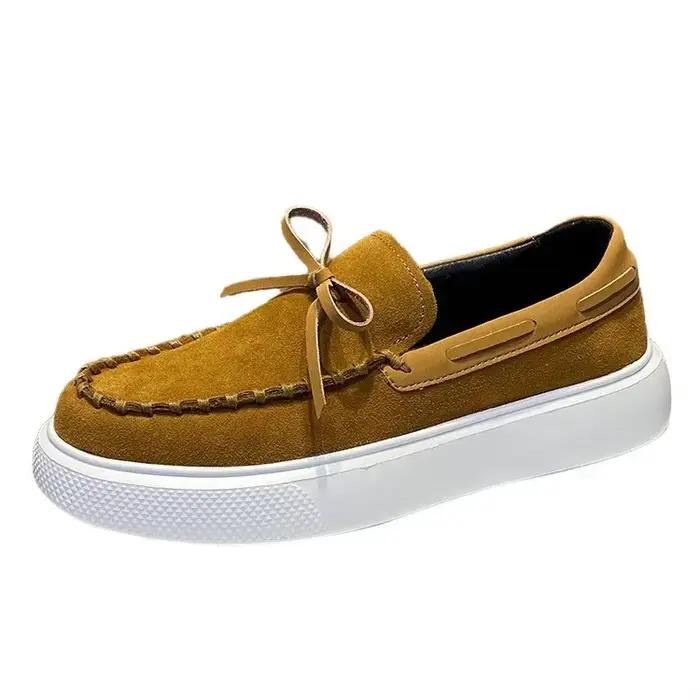 Hommes mocassins chaussures en cuir décontractées