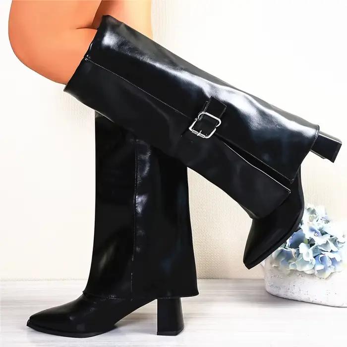 Bottes Tube longues à la mode pour femmes