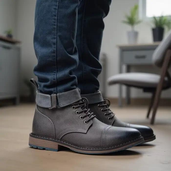 Nouveauté mode hommes bottes marque bottines confortables pour hommes # KD636