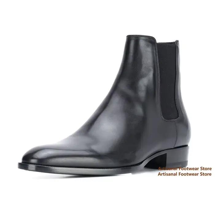 Bottes Chelsea à bande élastique pour hommes