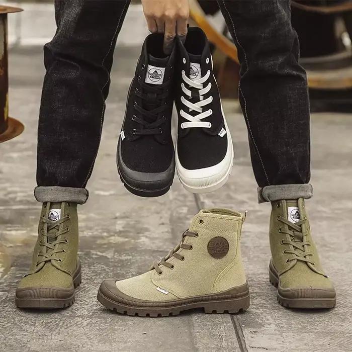 Bottes Montantes Confortables et Décontractées pour Homme
