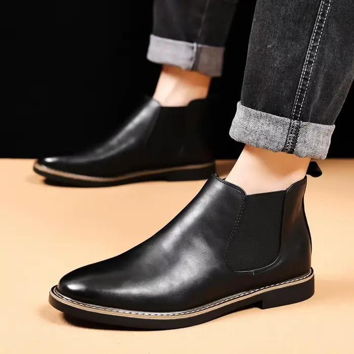 Bottines Chelsea de Style britannique pour hommes