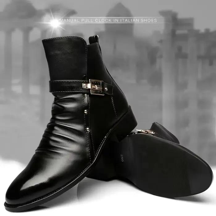 Bottes Chelsea de luxe pour hommes