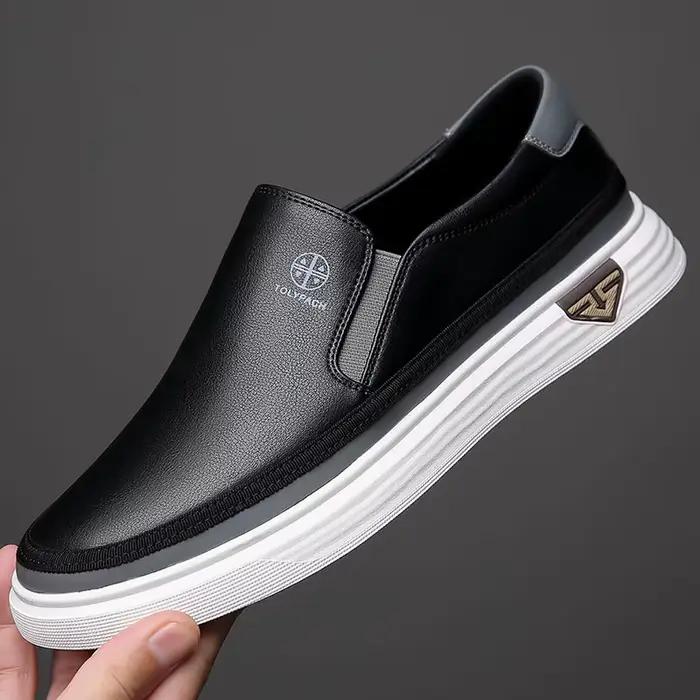 Chaussures en cuir faites à la main pour hommes