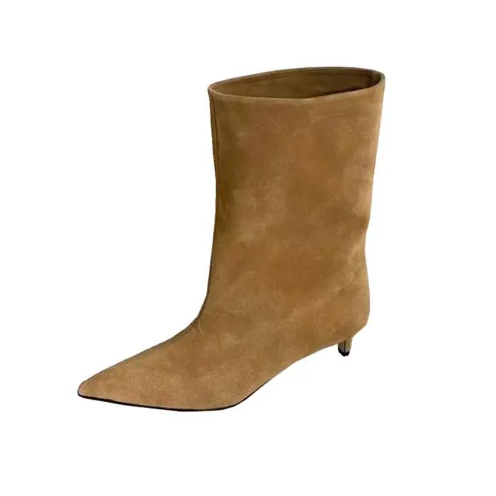 2026 automne et hiver bottes courtes chaussures pour femmes