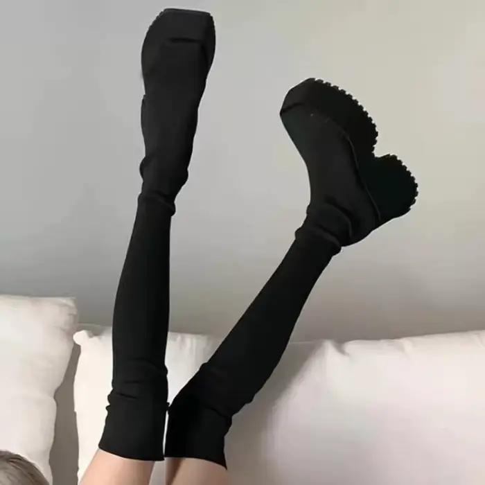Bottes Chelsea à talons très hauts pour femmes