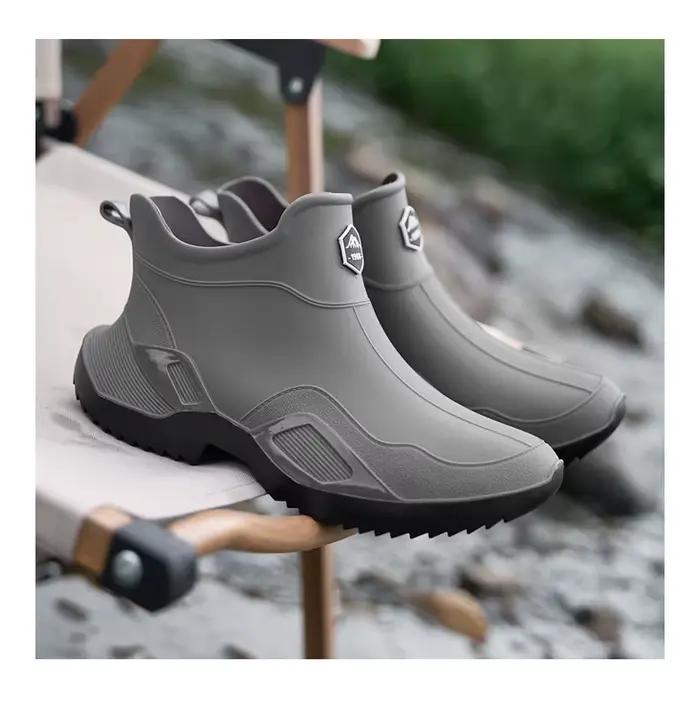 Amoureux chaussures de pluie Tube court