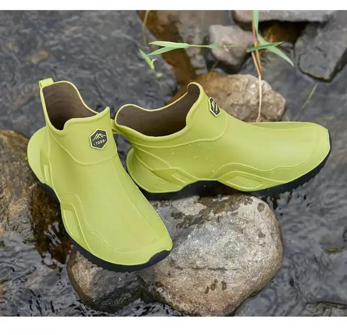 Amoureux chaussures de pluie Tube court