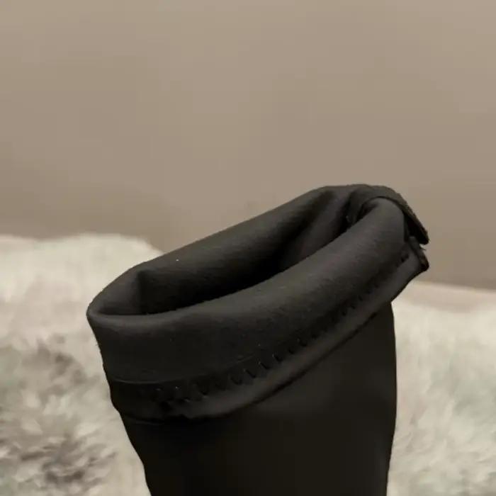 Dames mode genou bottes talons hauts mince grand automne hiver chaud semelle épaisse bottes élastiques grand cavalier bottes Botas De Mujer