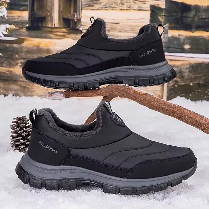 ELUVA bottes de travail d'hiver hommes thermique imperméable anti-dérapant bottes de neige bottes thermiques légères pour hommes chaussures chaudes en plein air