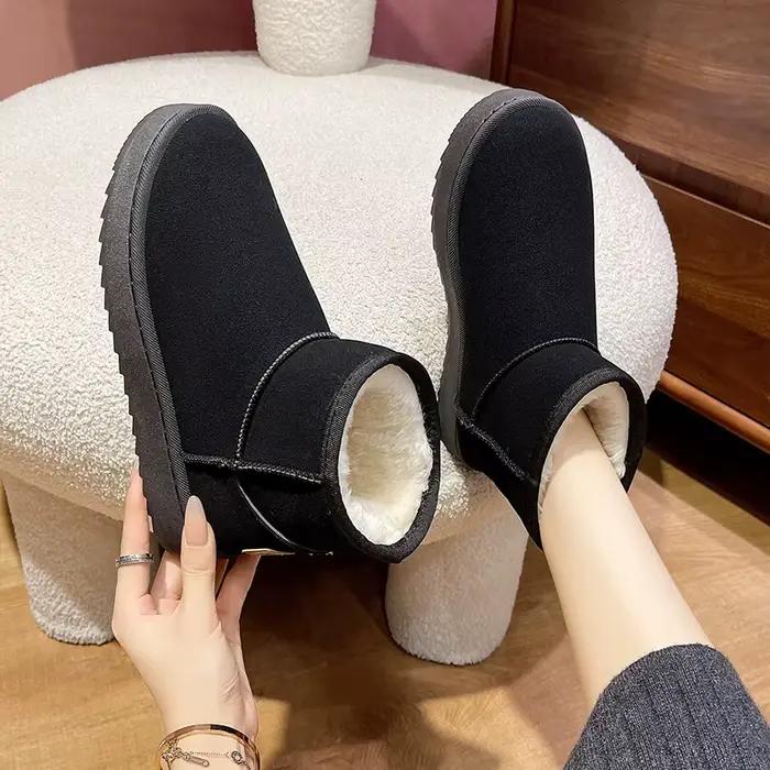 Bottes de neige doublées de polaire pour femmes