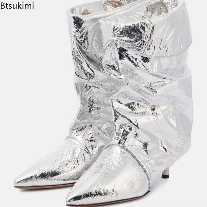 Nouvelles Bottes Courtes à Talon Fin pour Femme Automne-Hiver 2026