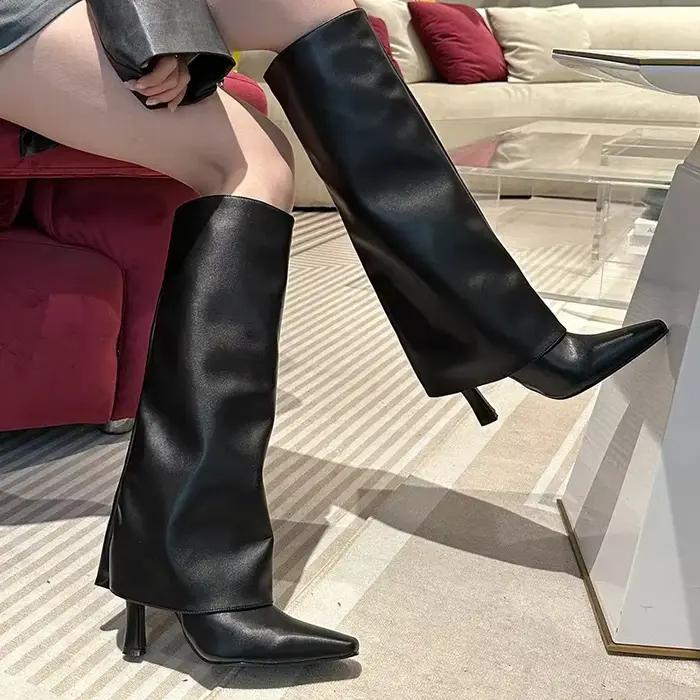 Bottes western à talons hauts pour femmes