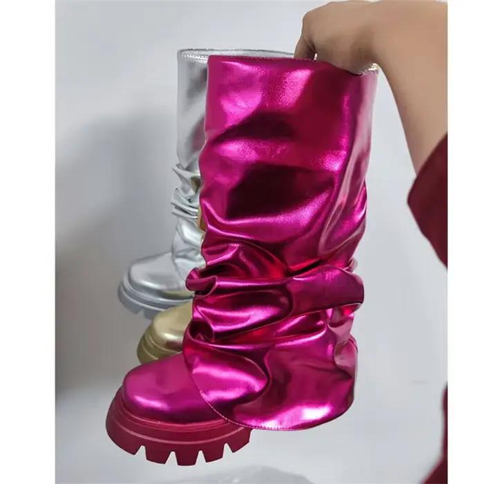 Bottes mi-mollet pour femmes