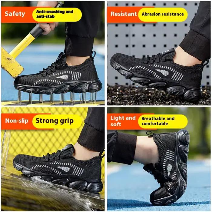 Bottes de travail en acier anti-écrasement et anti-piercing pour homme, mixidelaï, confort, sécurité, printemps automne, travail, sécurité, occasions spéciales