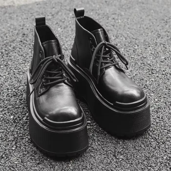 Bottines de travail Vintage de Style britannique pour hommes