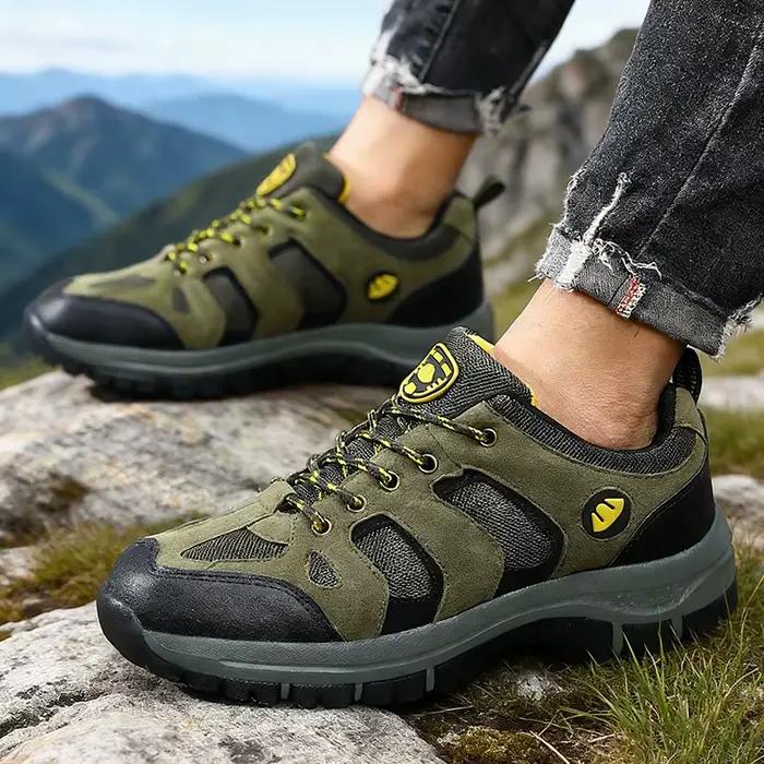 Nouveaux hommes bottines à la mode à semelles souples haut sport en plein air chaussures décontractées polyvalentes