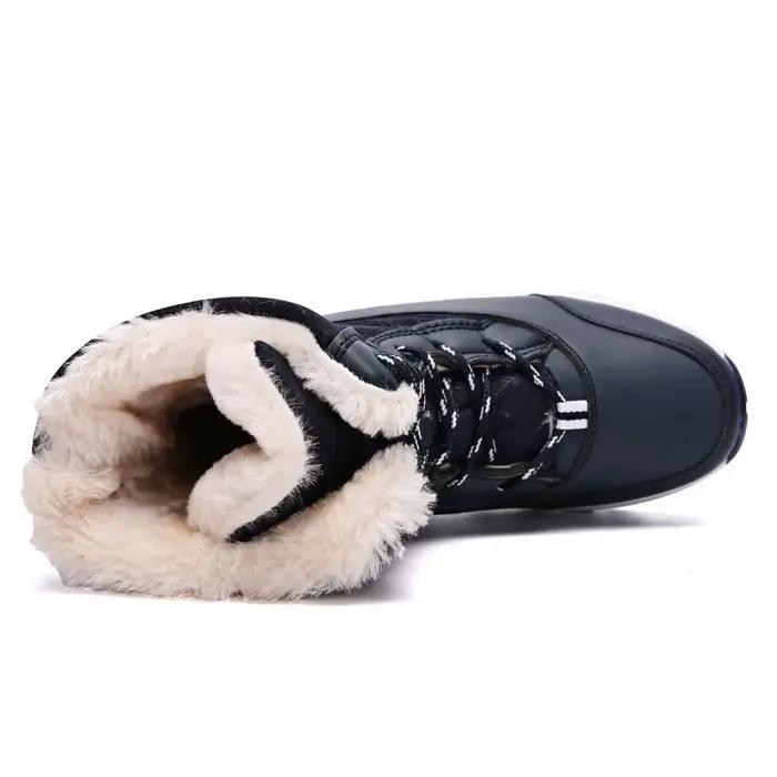 Ankel bottes pour femmes hiver extérieur chaud