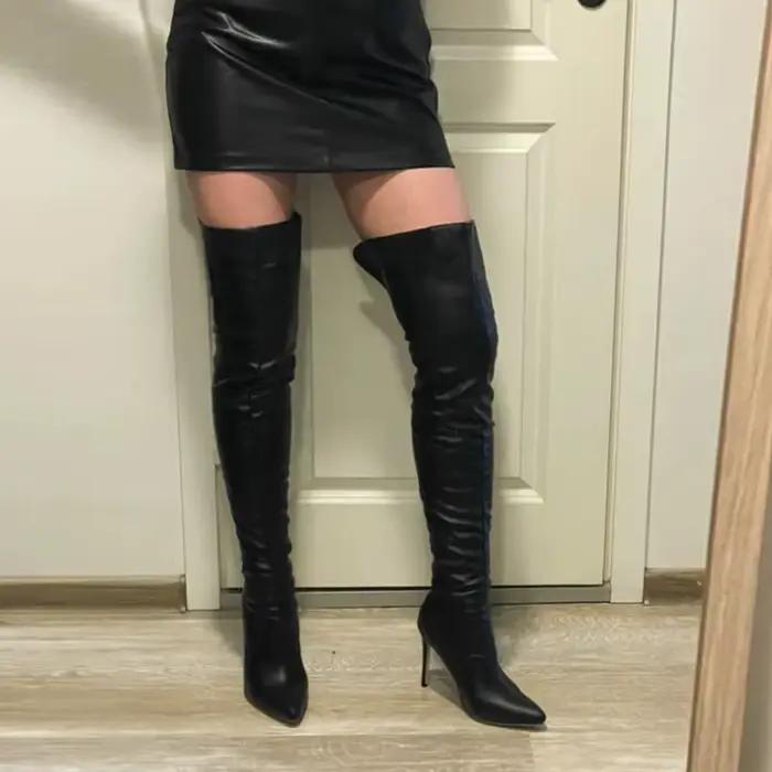 Bottes pour femmes, grande taille 40-46