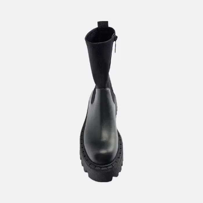 Bottes Chelsea de Luxe à Plateforme Femme Gothique Punk Élégantes Occasions Spéciales Automne Hiver 2023