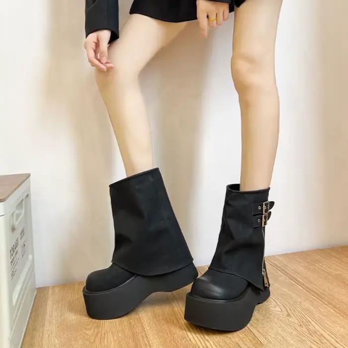 Bottines de motard pour femmes