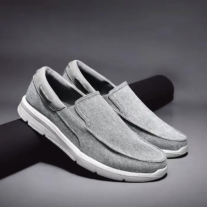 Chaussures en toile FYZS bout rond anti-sueur pour hommes décontractées été plage activités户外活动防水透气男式帆布鞋弗兹斯圆头防汗夏季沙滩活动鞋