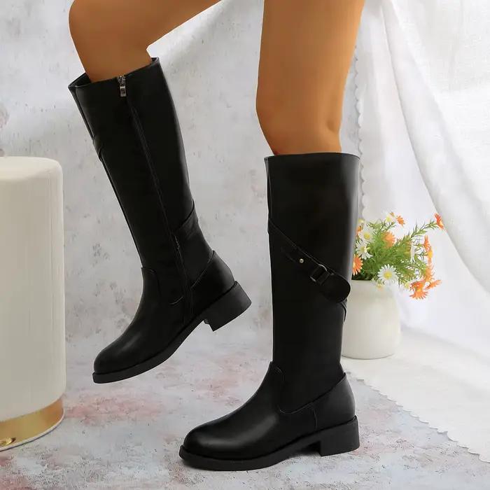 Bottes longues à tige haute pour femmes